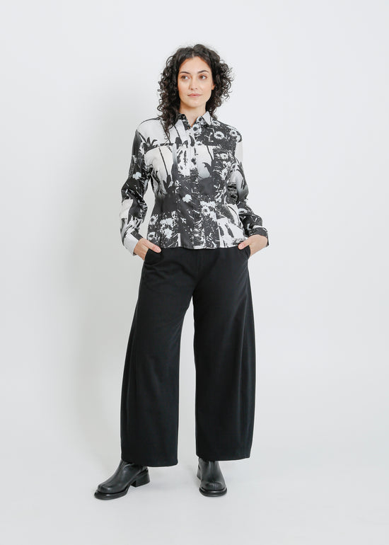 BELIZE SHIRT / BLACK-WHITE