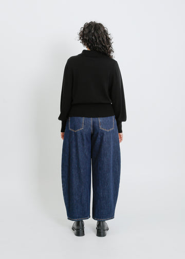 VALETTA KNIT CARDI / BLACK