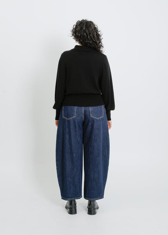 VALETTA KNIT CARDI / BLACK