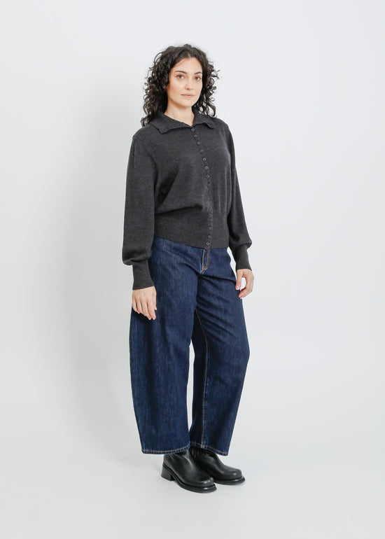 VALETTA KNIT CARDI / CHARCOAL