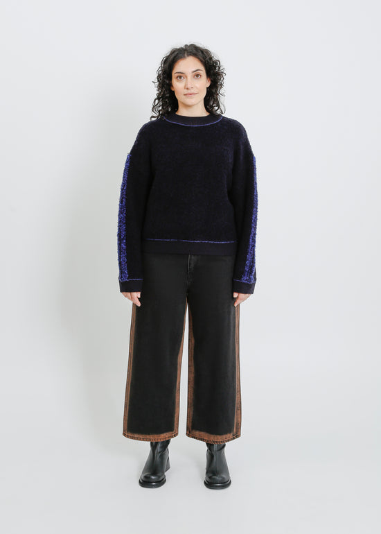 OAKLAND KNIT SWEAT / NAVY