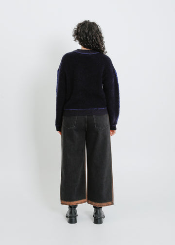 OAKLAND KNIT SWEAT / NAVY