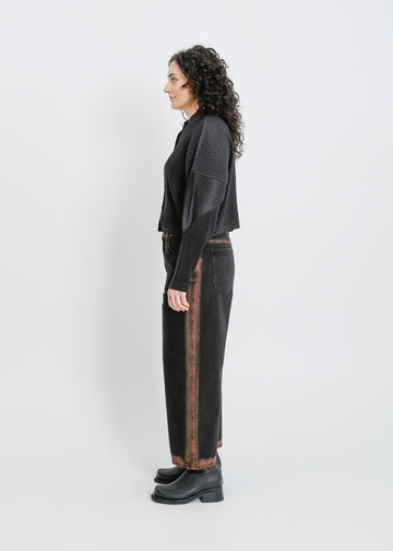MADDY PLEAT JACKET / BLACK