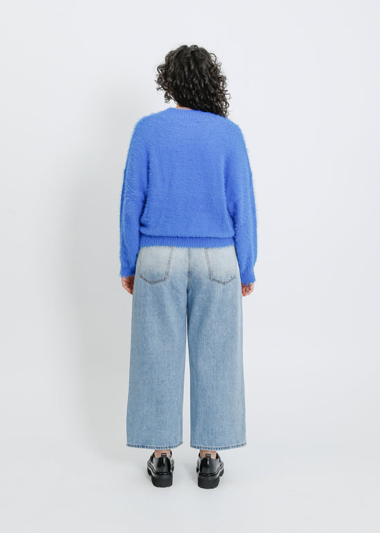 OWYN KNIT SWEAT / BLUE