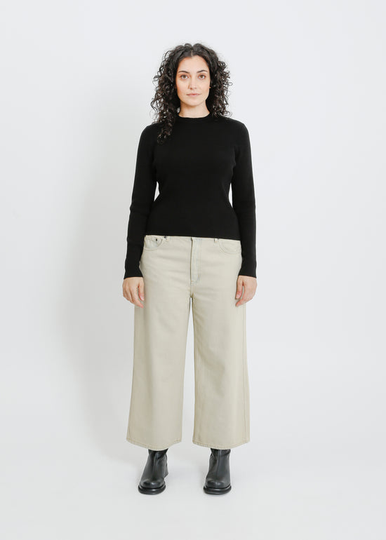 HARTFORD KNIT TOP / BLACK