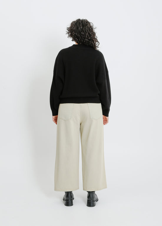 OWYN KNIT SWEAT / BLACK