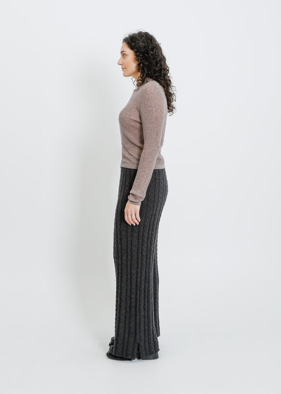 HARTFORD KNIT TOP / TAUPE MARLE