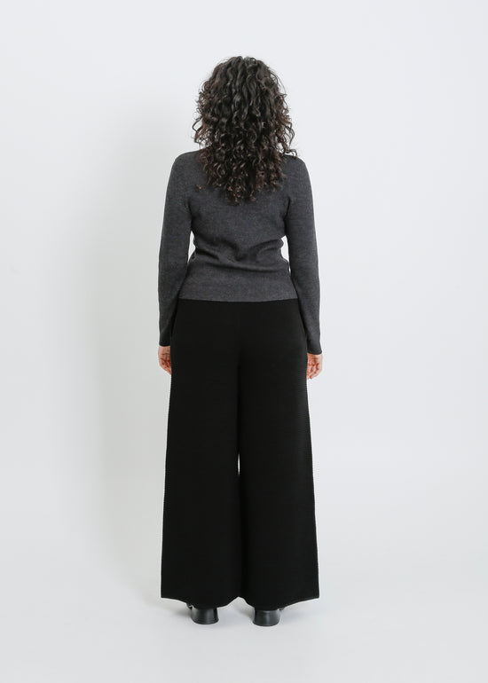 SERENA KNIT PANT / BLACK