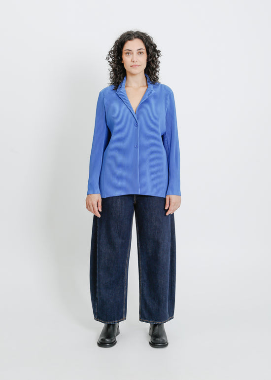 HARRIET PLEAT BLAZER / BLUE