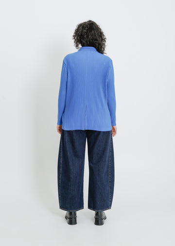 HARRIET PLEAT BLAZER / BLUE