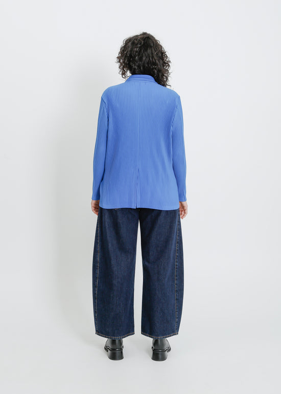 HARRIET PLEAT BLAZER / BLUE