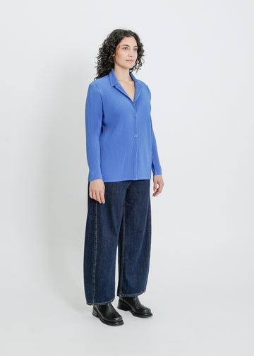 HARRIET PLEAT BLAZER / BLUE