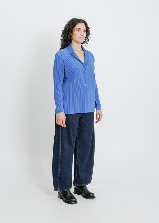 HARRIET PLEAT BLAZER / BLUE