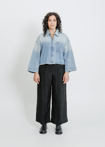 CHICAGO DENIM JACKET / LIGHT INDIGO OMBRAY