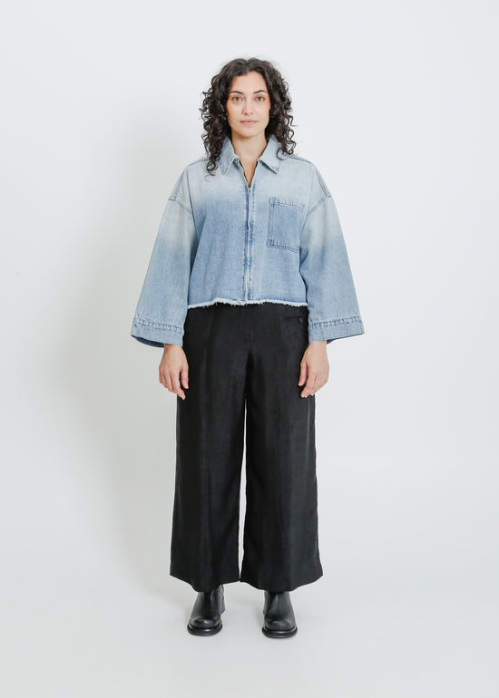 CHICAGO DENIM JACKET / LIGHT INDIGO OMBRAY