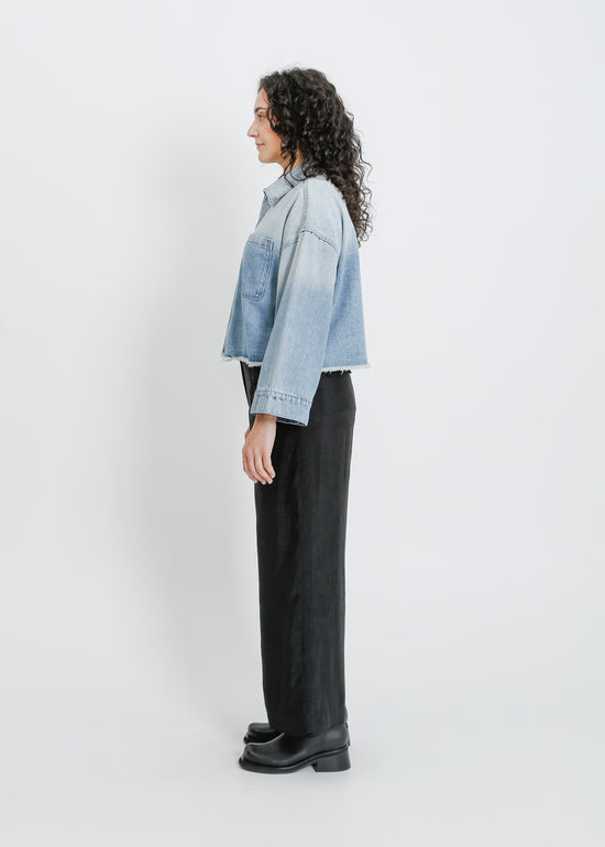 CHICAGO DENIM JACKET / LIGHT INDIGO OMBRAY
