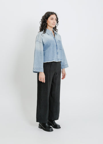 CHICAGO DENIM JACKET / LIGHT INDIGO OMBRAY