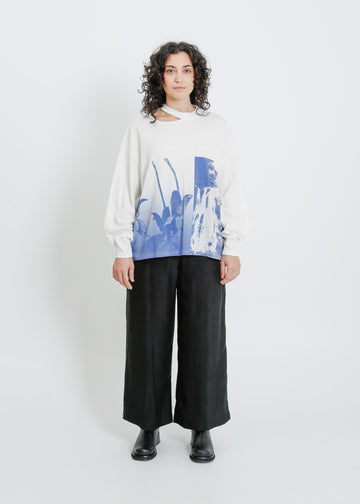 KINGSTON LONG SLEEVE TEE / WATERFALL PRINT