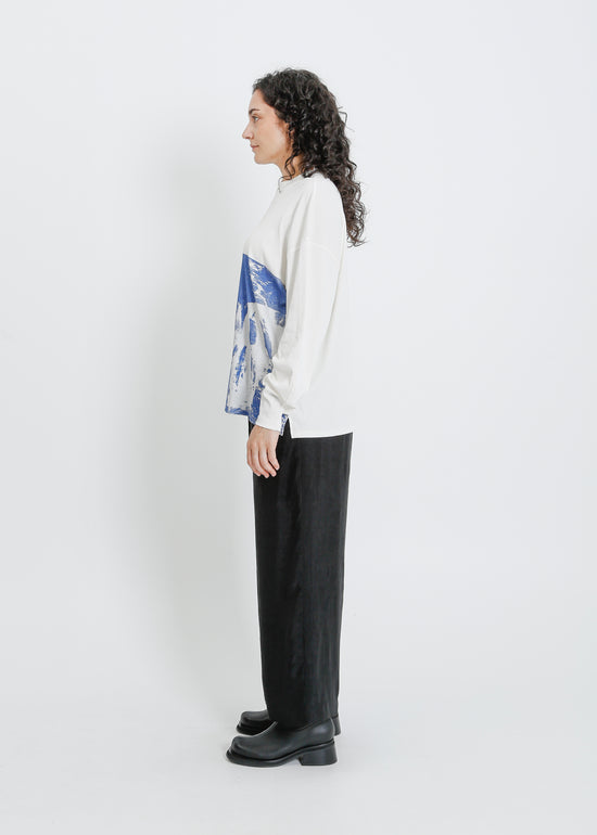 KINGSTON LONG SLEEVE TEE / WATERFALL PRINT