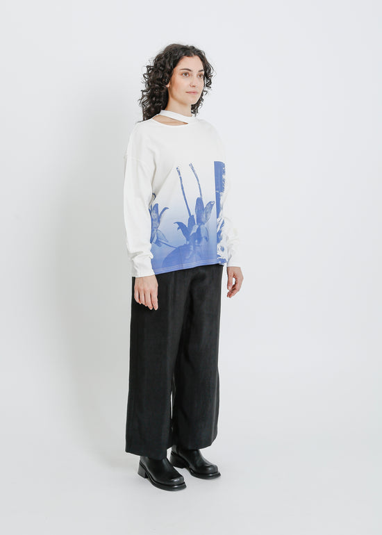 KINGSTON LONG SLEEVE TEE / WATERFALL PRINT