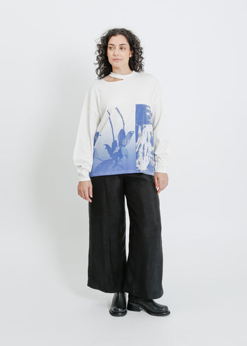 KINGSTON LONG SLEEVE TEE / WATERFALL PRINT