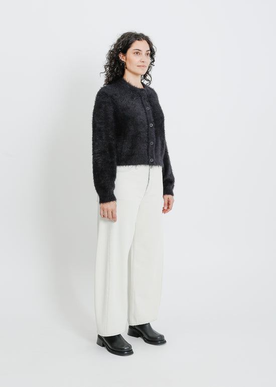 GRACIE KNIT CARDI / ONYX