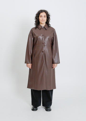 DARIAN COAT / CHOCOLATE