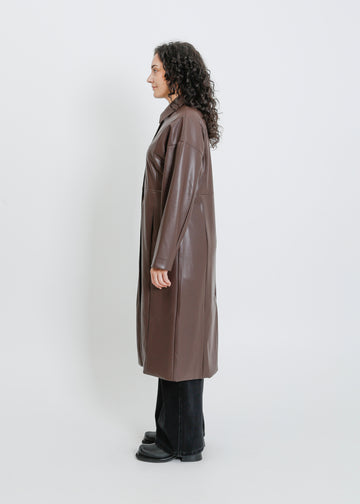 DARIAN COAT / CHOCOLATE