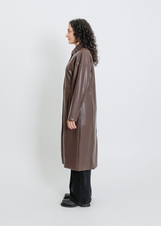 DARIAN COAT / CHOCOLATE