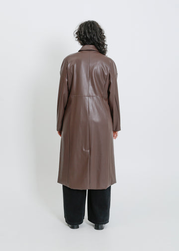 DARIAN COAT / CHOCOLATE