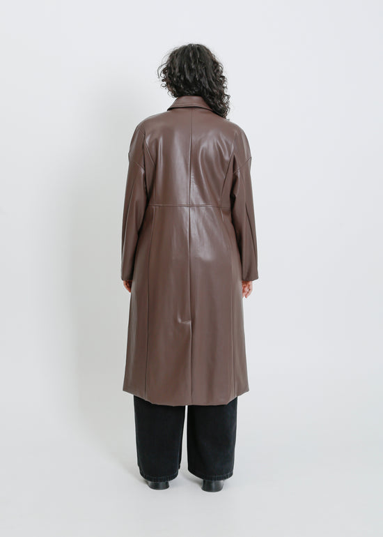 DARIAN COAT / CHOCOLATE