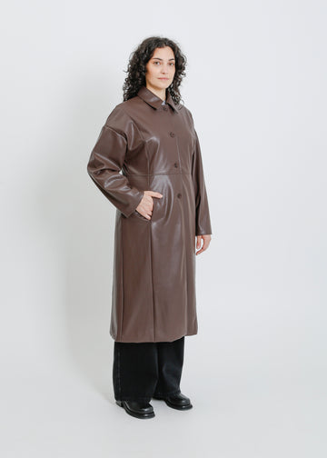 DARIAN COAT / CHOCOLATE