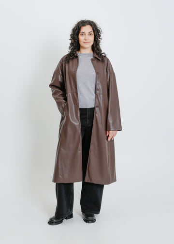 DARIAN COAT / CHOCOLATE