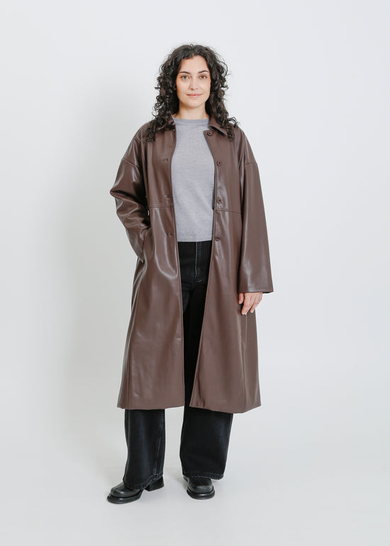 DARIAN COAT / CHOCOLATE