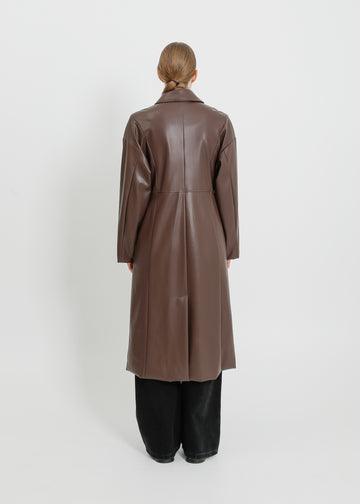 DARIAN COAT / CHOCOLATE