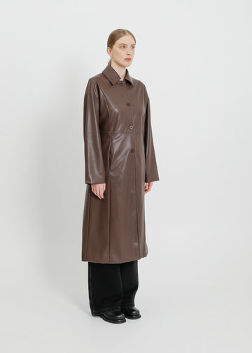 DARIAN COAT / CHOCOLATE