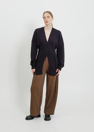 ABERDEEN KNIT CARDI / NAVY