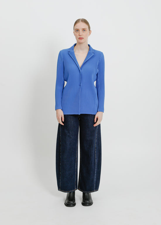 HARRIET PLEAT BLAZER / BLUE