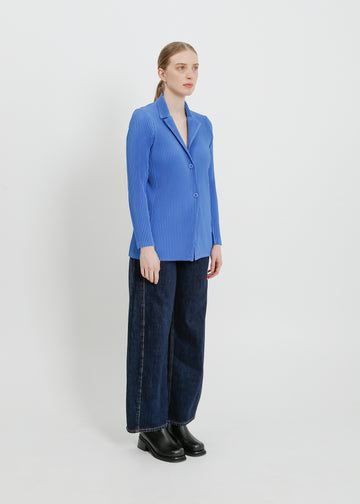 HARRIET PLEAT BLAZER / BLUE