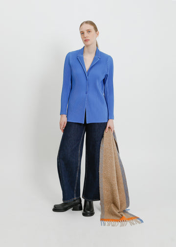 HARRIET PLEAT BLAZER / BLUE