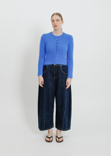 LILY KNIT CARDI / BLUE