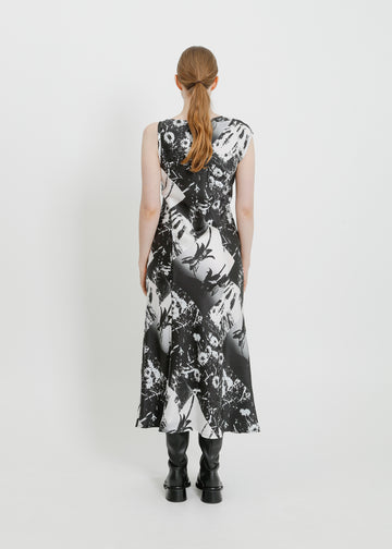 ROCHELLE DRESS / BLACK-WHITE