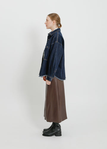 ENNIS DENIM OVERSHIRT / INDIGO