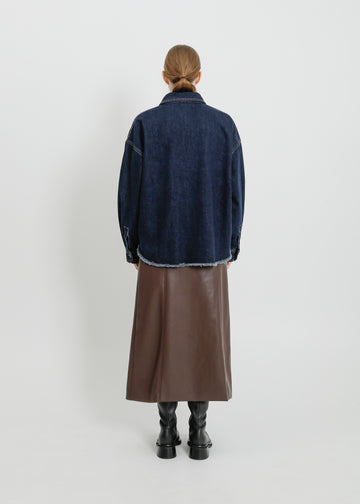 ENNIS DENIM OVERSHIRT / INDIGO