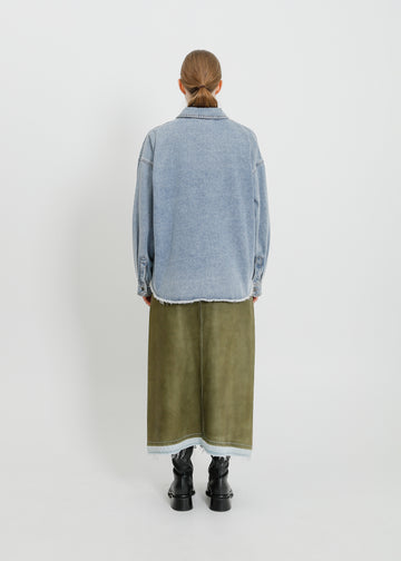 ENNIS DENIM OVERSHIRT / LIGHT INDIGO
