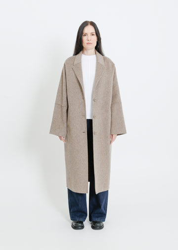 LEIGH COAT / TAUPE MARLE