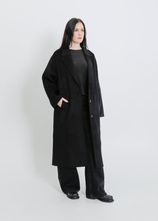 LEIGH COAT / BLACK