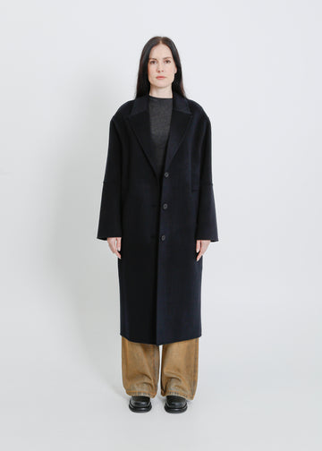 LEIGH COAT / NAVY
