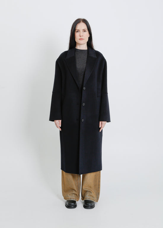 LEIGH COAT / NAVY