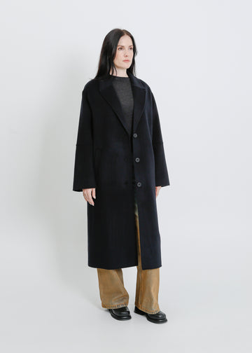 LEIGH COAT / NAVY